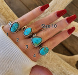 Turquoise Rings(Size 10)