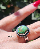 Turquoise ring(Size 6)