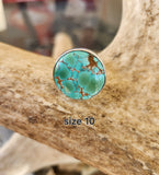 Chunky Turquoise Ring (size 10)