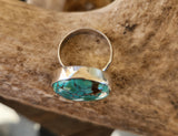 Chunky Turquoise Ring (size 10)