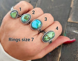 Turquoise Rings(Size 7)