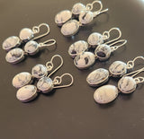 White Buffalo earrings